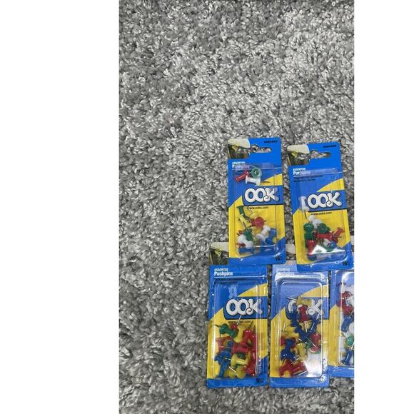 64Pcs MultiColor Push Pins Large Thumb Tacks Steel Point Standard Plastic Head - Picture 4 of 9